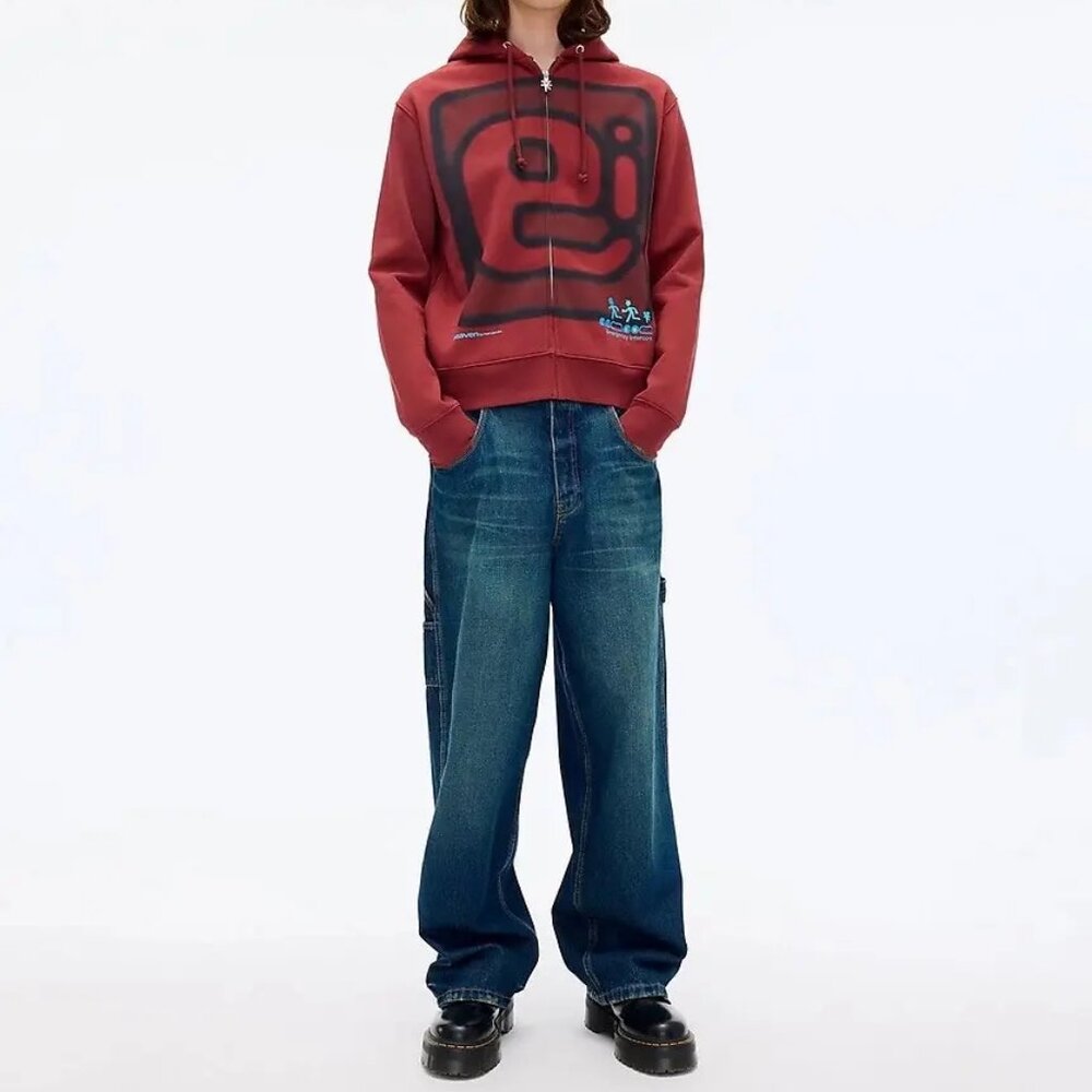 NWT Marc Jacobs Dark-Wash Cargo Jeans